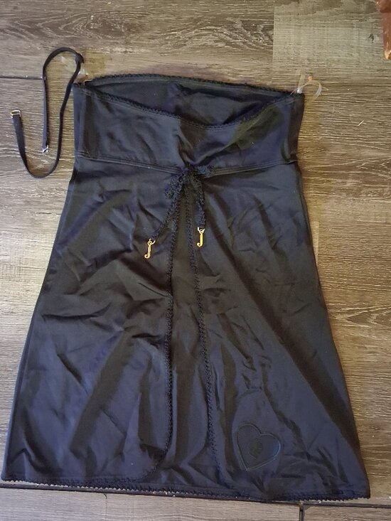 Juicy Couture Other - Vintage Juicy Couture Black Mini Cover up Dress NEW OS Small XS